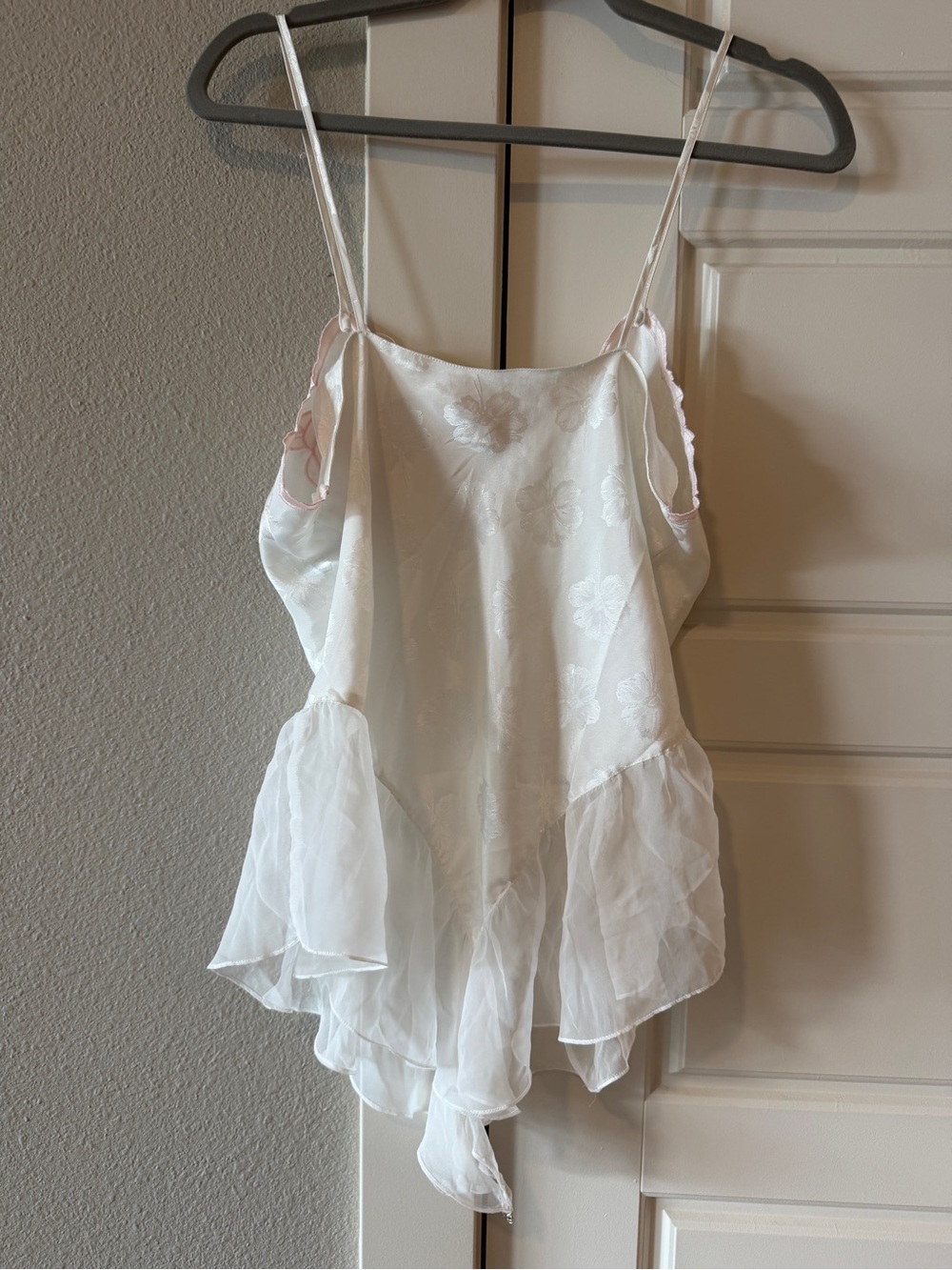 Vintage Victoria's Secret Gold Label Cream Bridal Teddy Romper 90s Size M - Picture 4 of 6